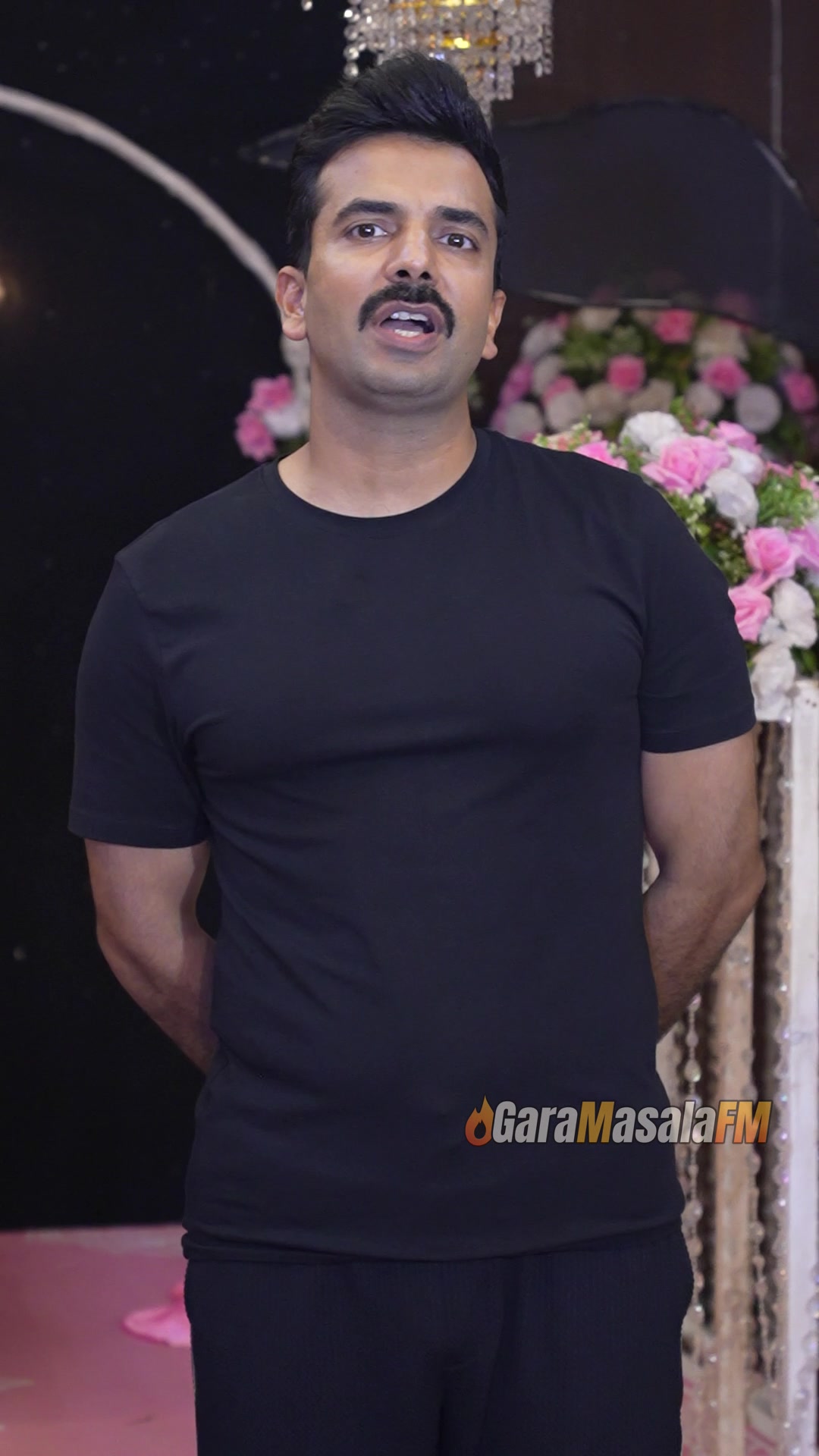 Adnan Khan photographed at a cake cutting on the sets of Mannat Har Khushi Paane Ki
