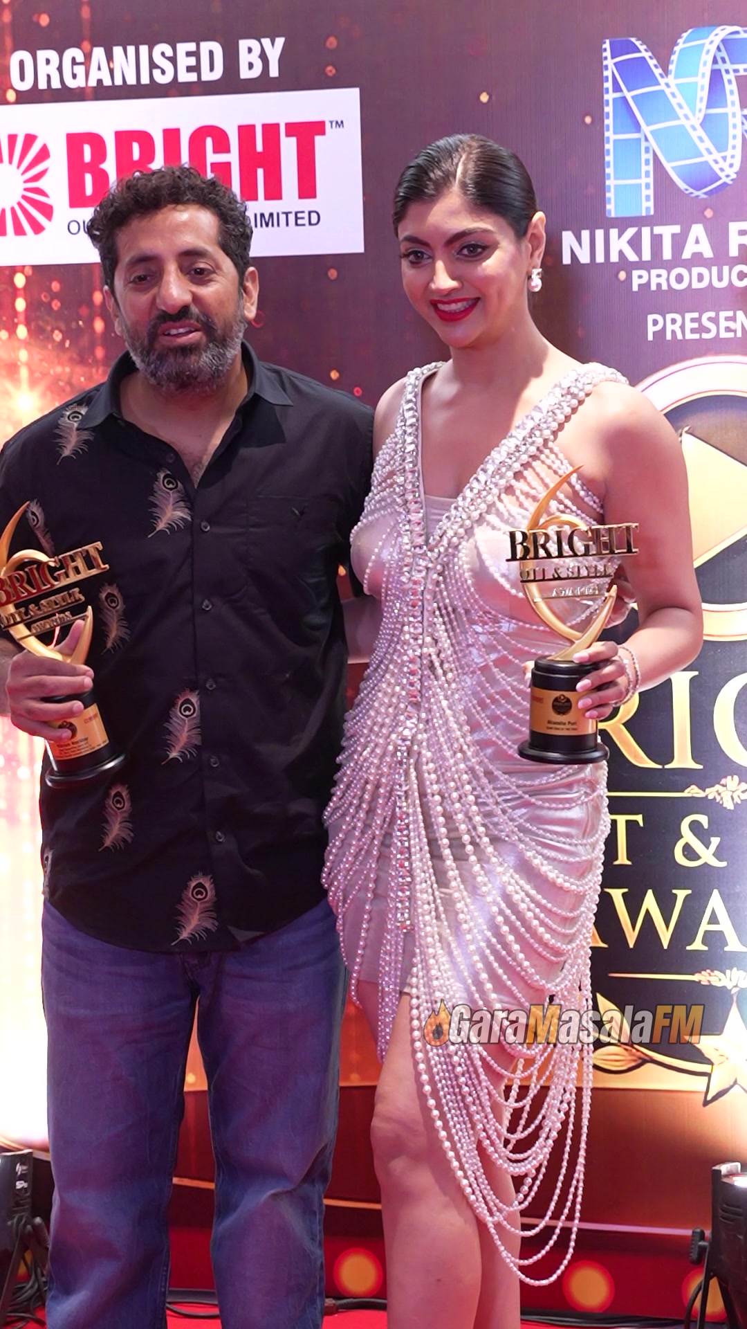 Akanksha Puri and Vikram Kochar at the Bright Ott & Style Awards 2026, photo 4 of 10