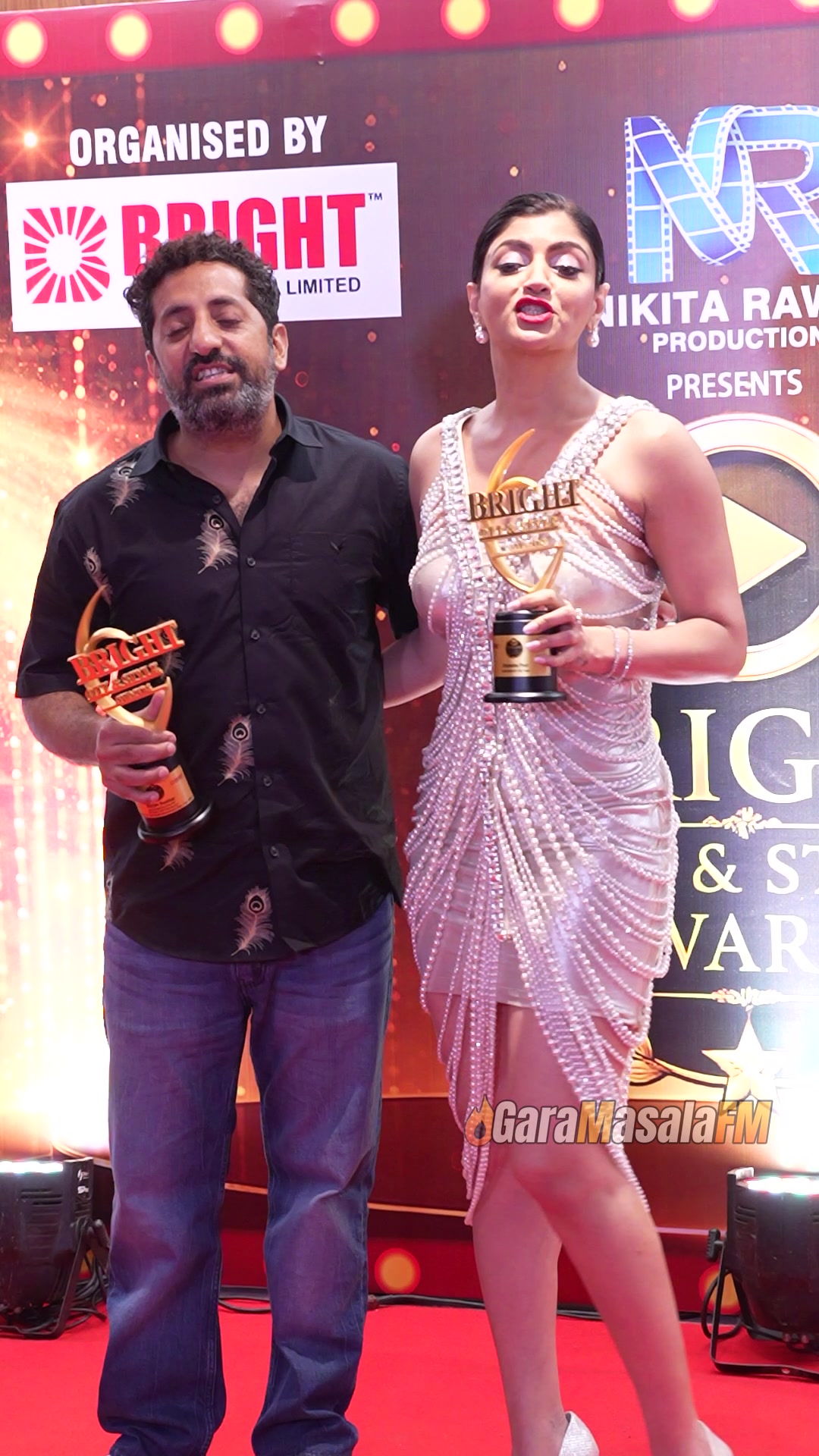 Akanksha Puri and Vikram Kochar at the Bright Ott & Style Awards 2026, photo 7 of 10