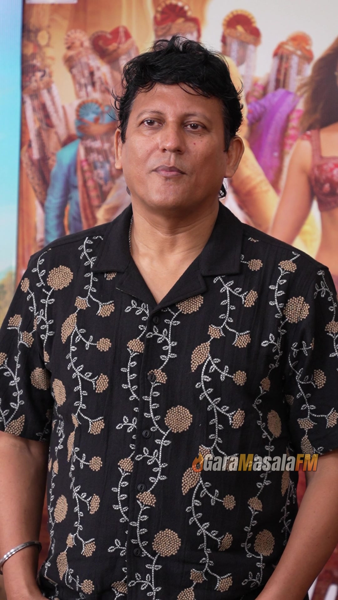 Akashaditya Lama photographed by the paparazzi at the shutter wall.