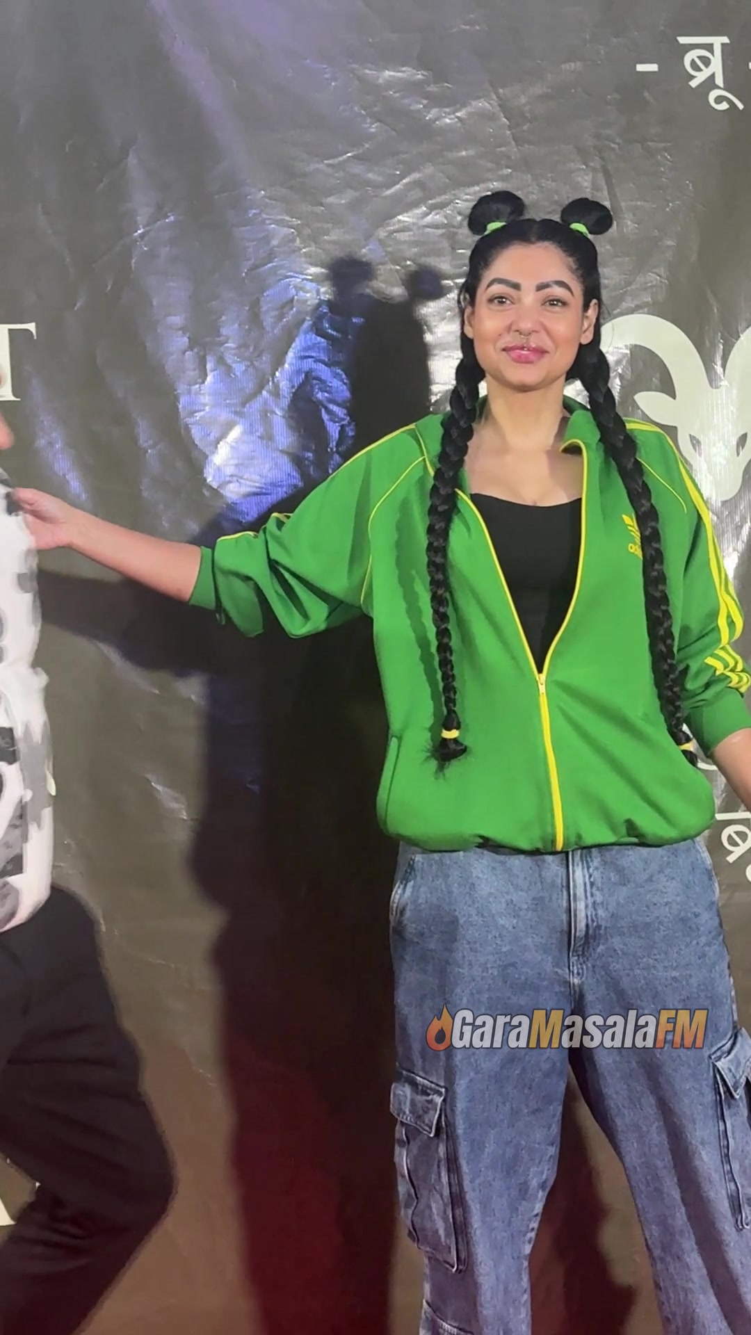 Anangsha Biswas photographed at the red carpet launch of Goat Brew restaurant by Lizaa Malik.
