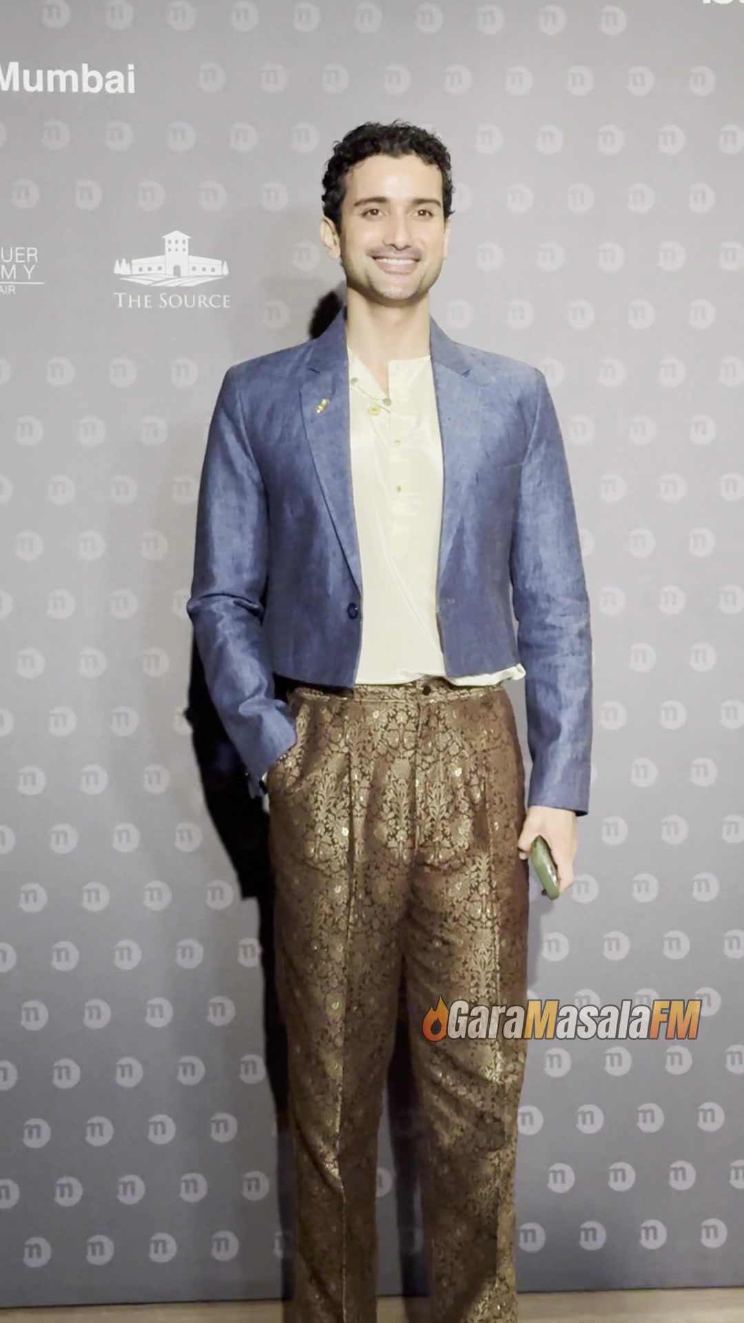 Anant Joshi photographed on the red carpet at the Istituto Marangoni Annual Student Showcase Astitva