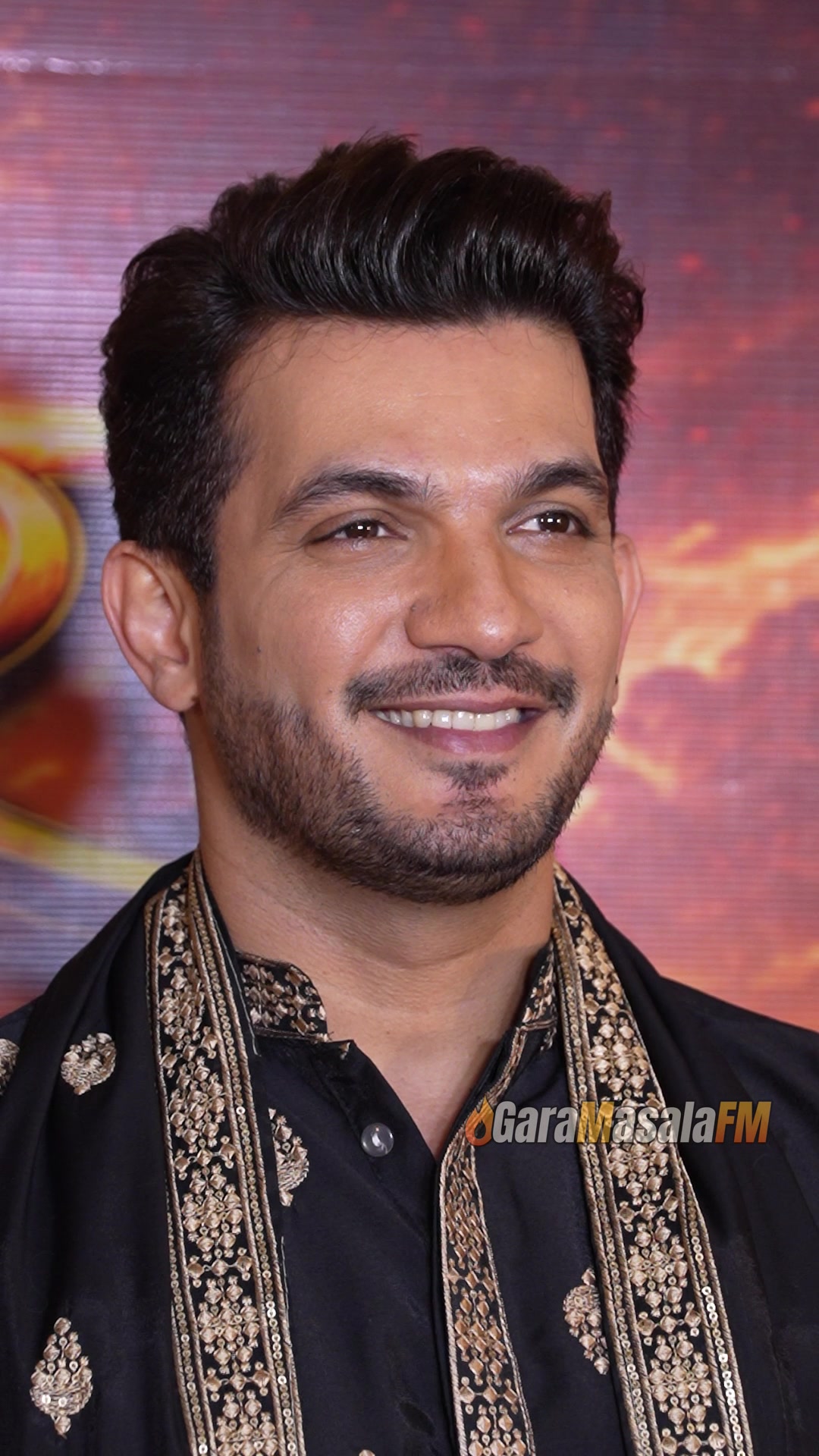 Arjun Bijlani photographed at Rashmi Aarya's debut song Shiv Shambhu Shankara.