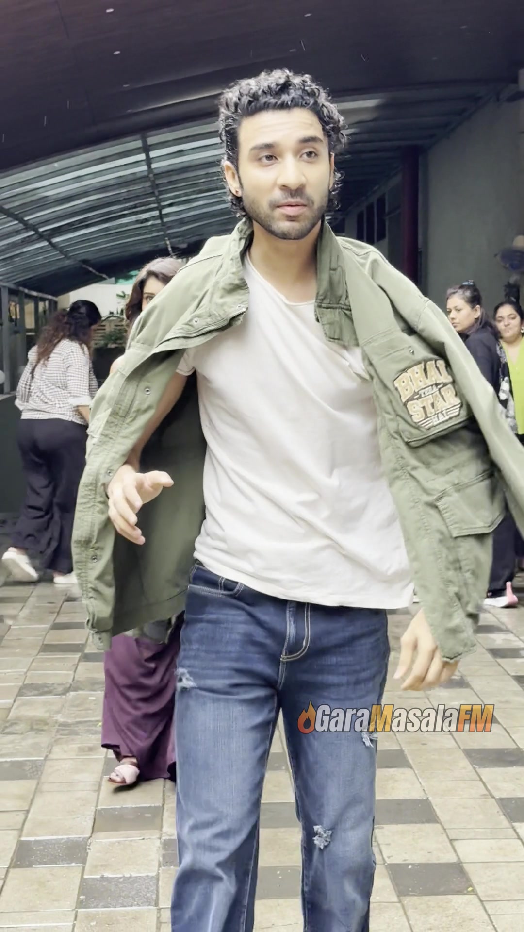 Raghav Juyal and Niharika NM photographed promoting Bhai Tera Star Hai.