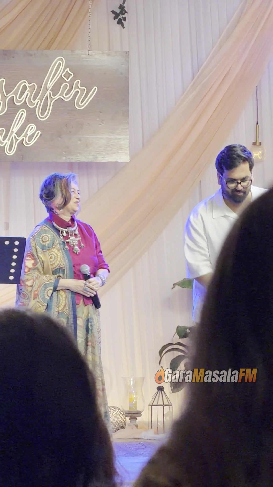 Rekha Bhardwaj celebrating the Music of T Series and Netflix Musafir Café