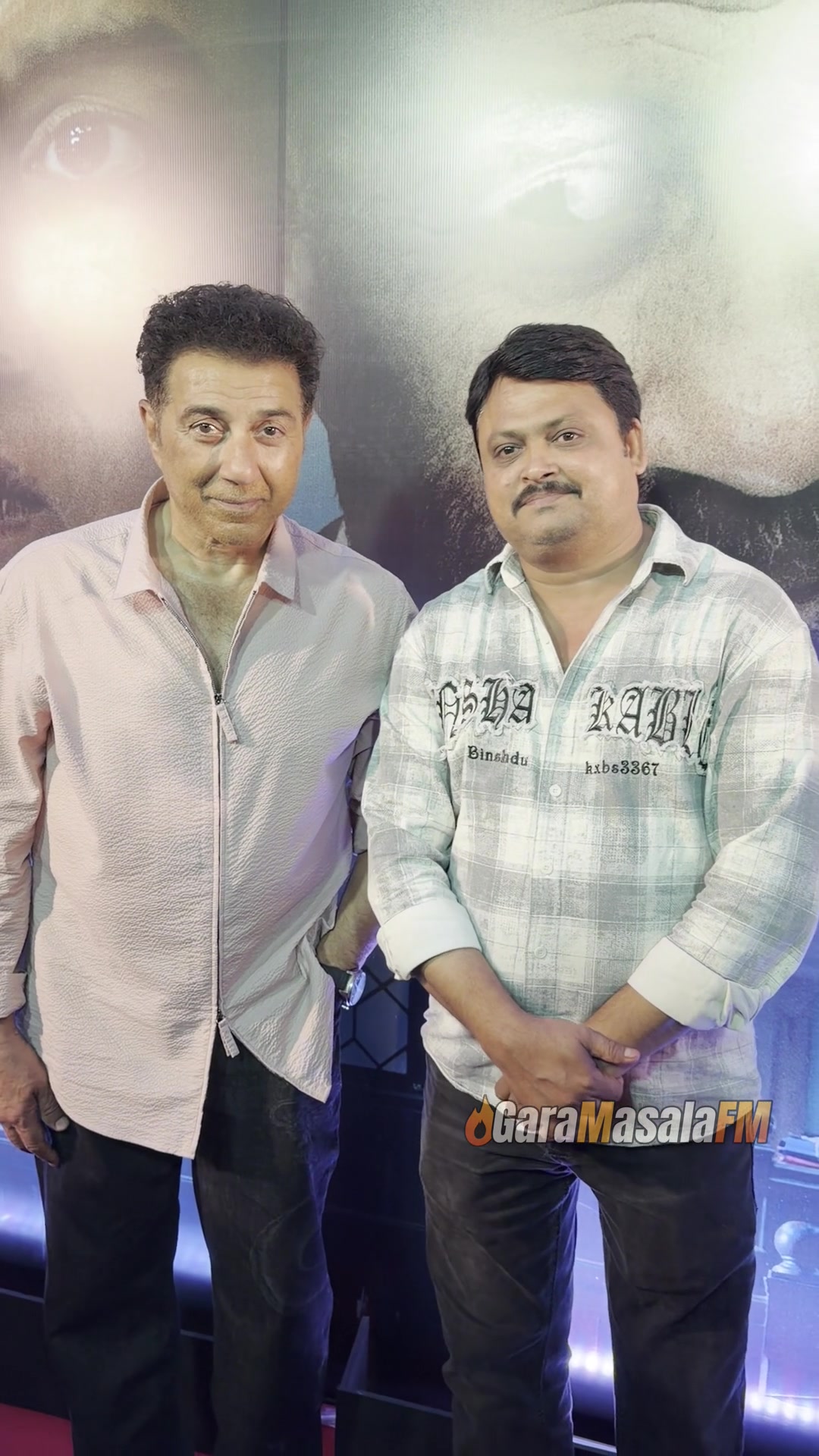 Sunny Deol photographed by paparazzi at the success party of film Ikka