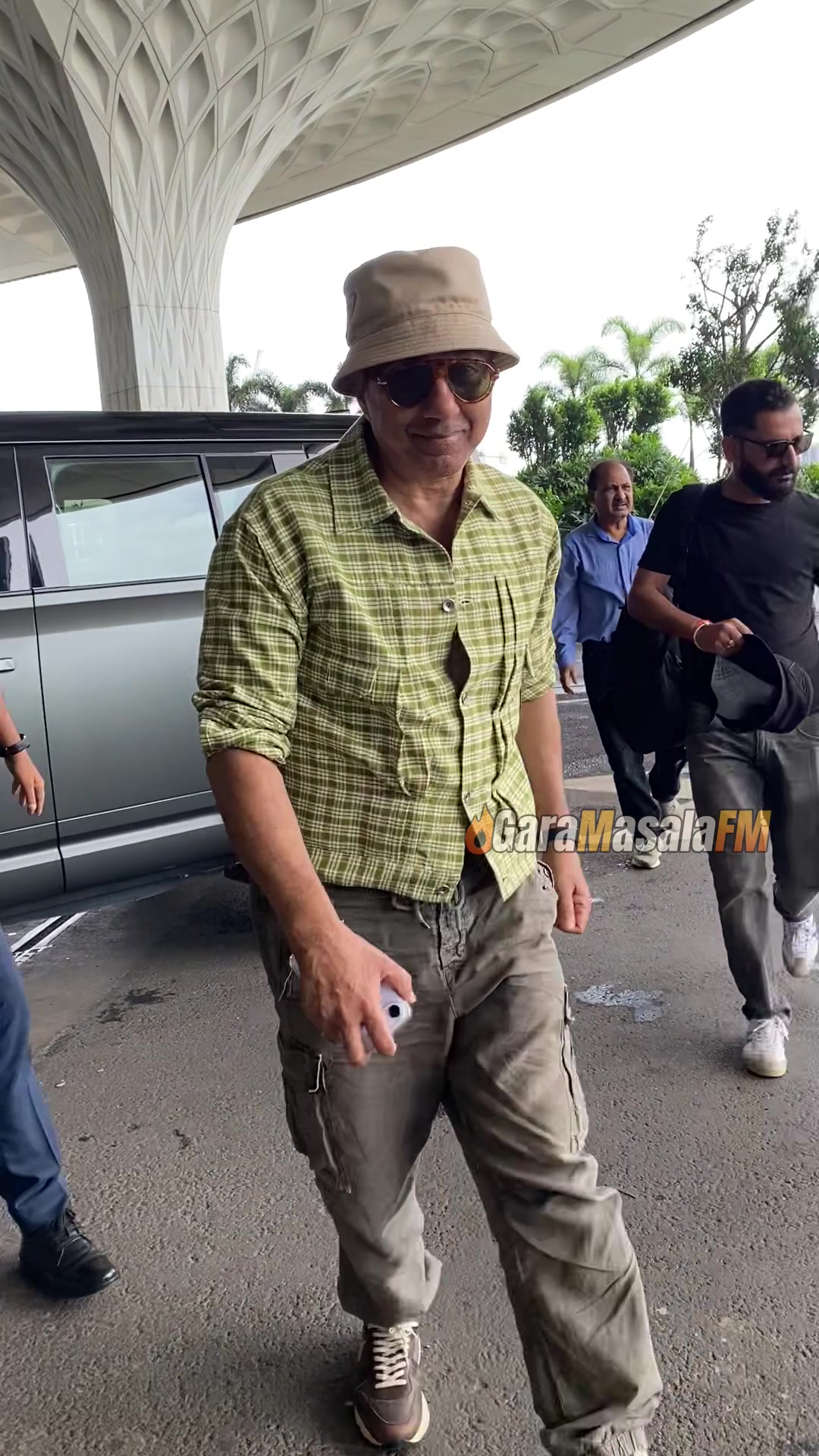 Sunny Deol in casual attire during an interview.