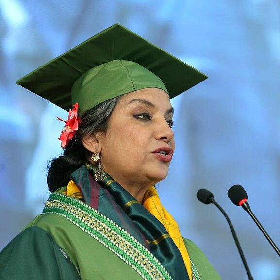 Shabana Azmi at a public event