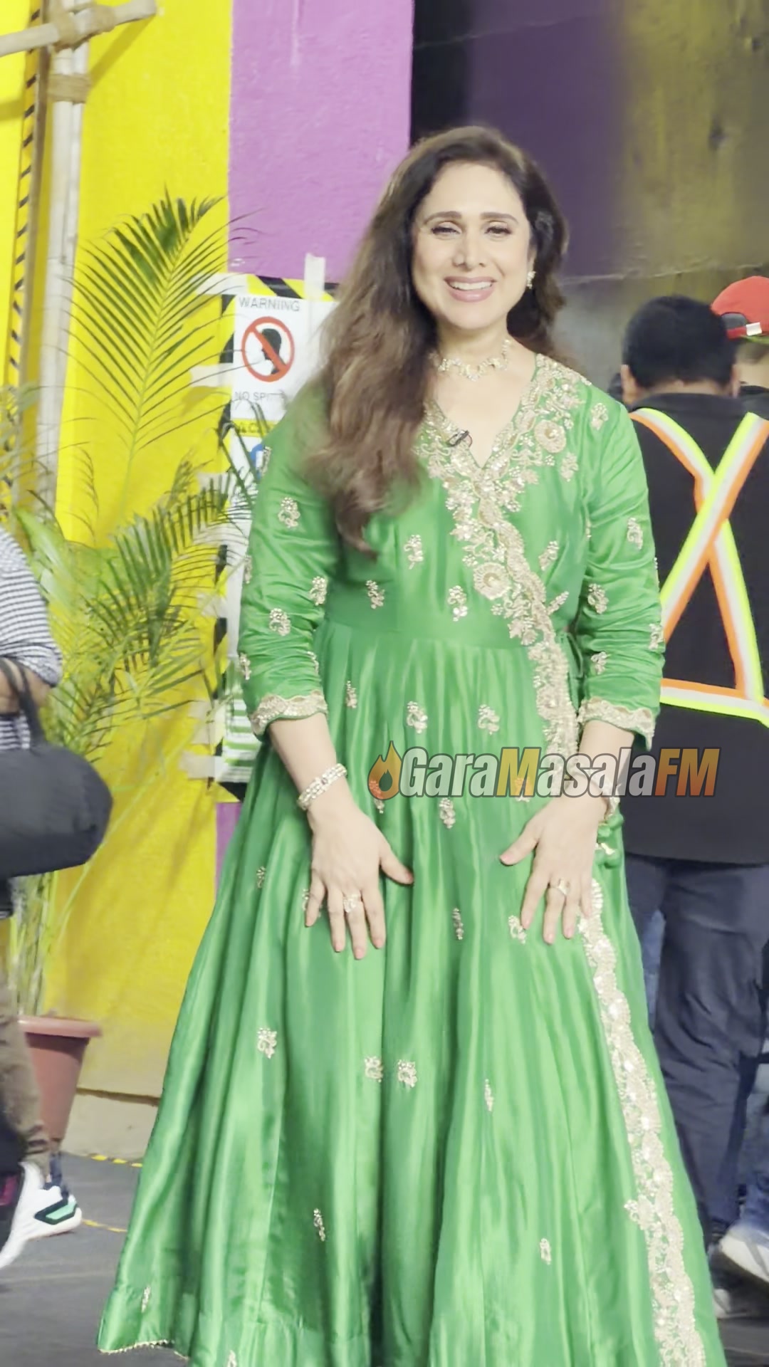 Meenakshi Seshadri spotted on the set of India's Best Dancer Season 5